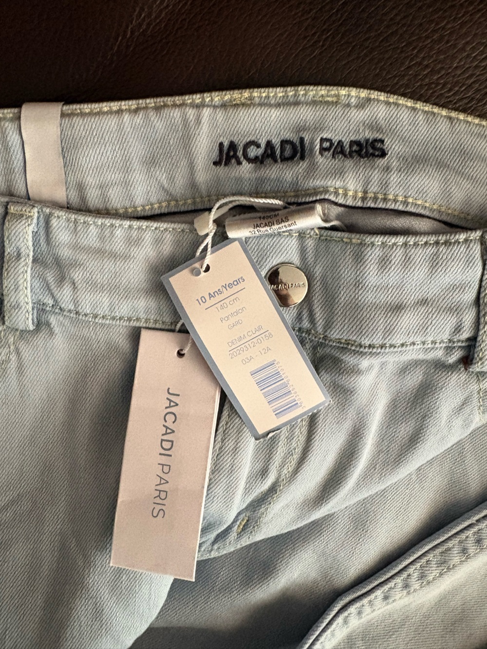 Jacadi Light Blue Girls' Jeans